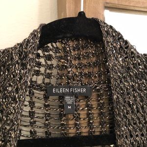 Eileen Fisher open front cardigan